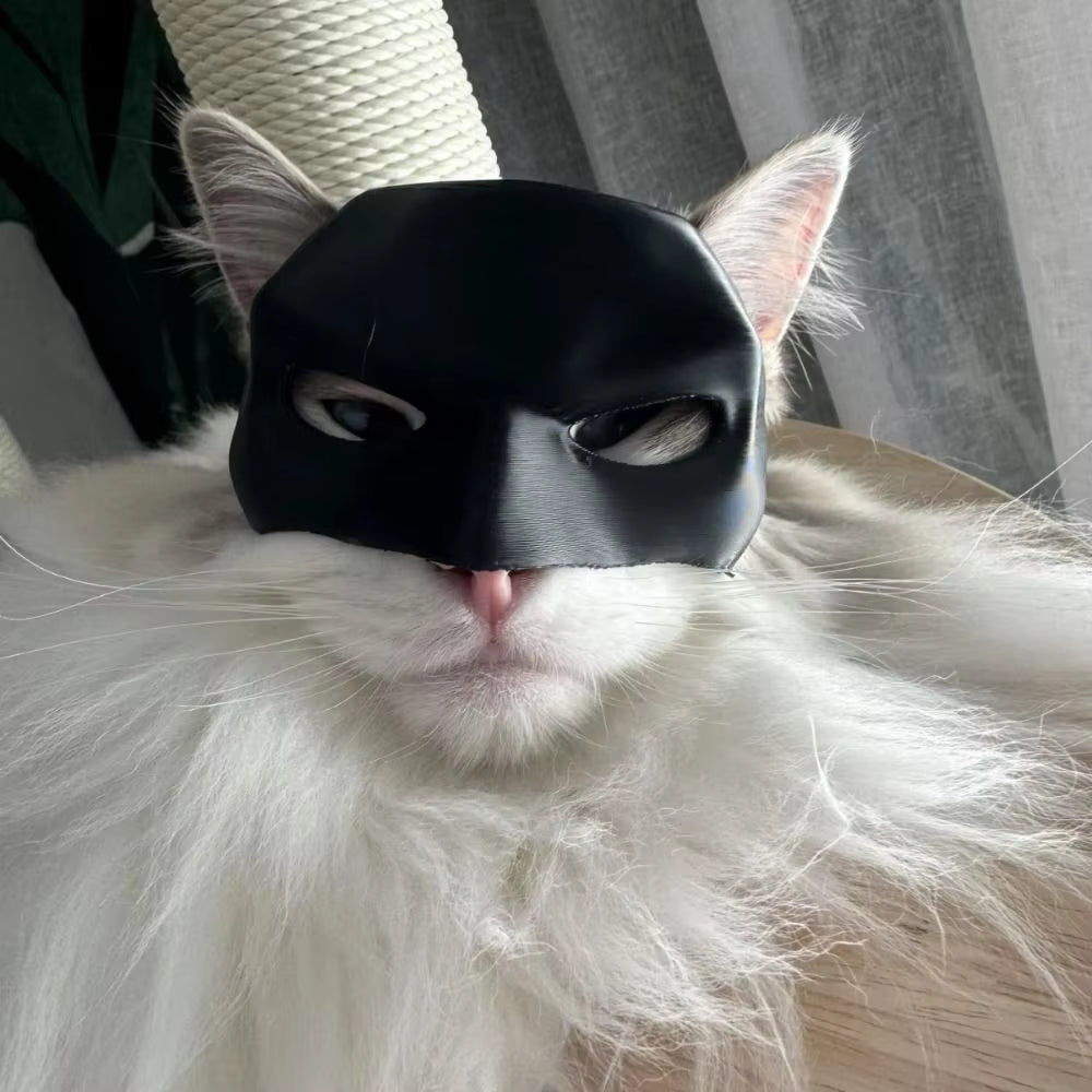 New Black Bat Cat Avenger Mask Cat Mask Avenger Mask Matte Cute Bat Mask Cool Superhero Pet Cat Dog Toy